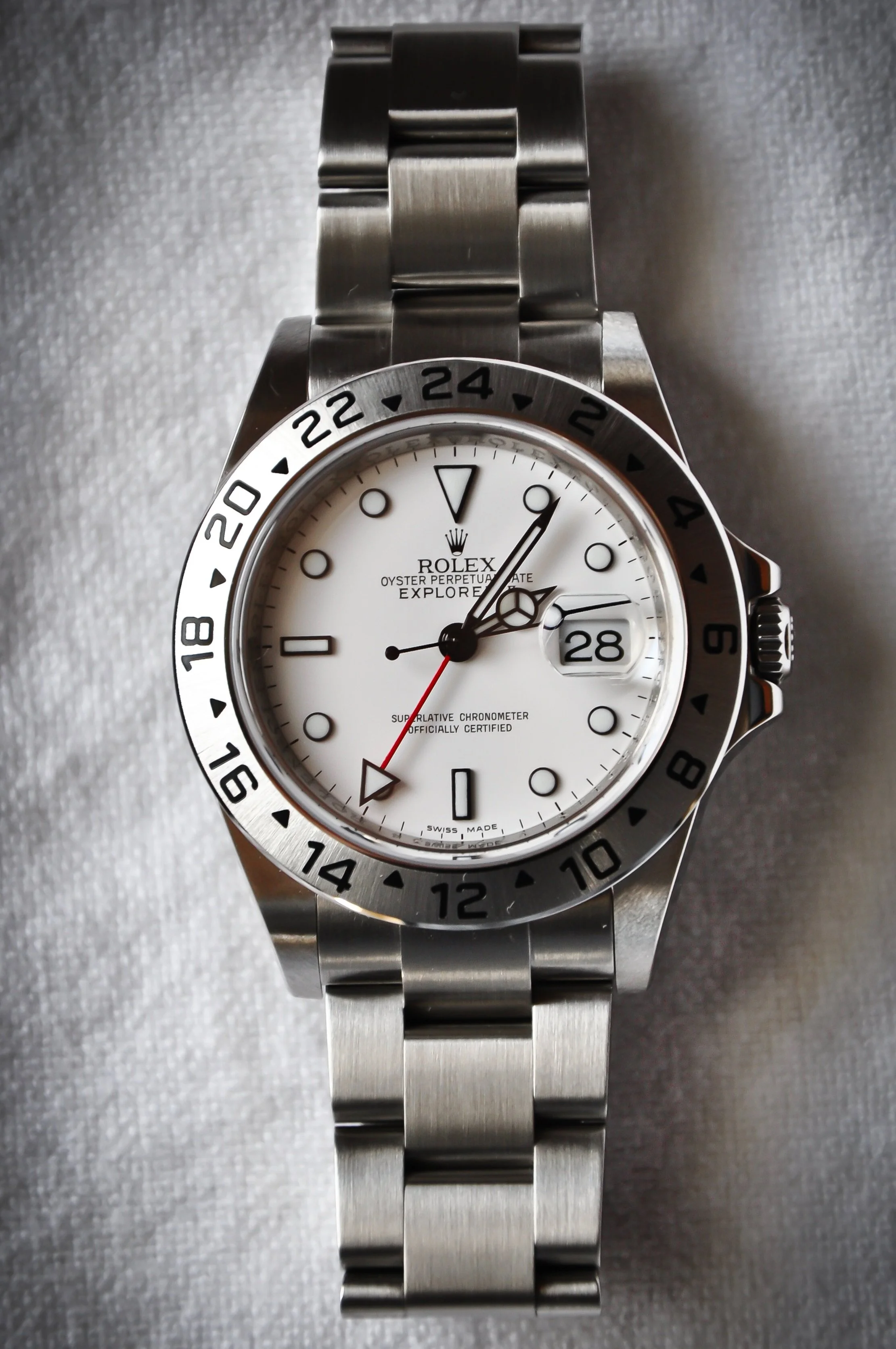 Rolex Explorer II 16570 Board Certified Ninja